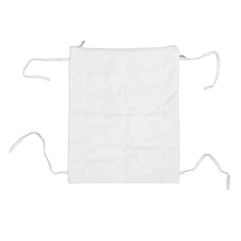 Cotton Chinese Herbal Bag with 4 Fixing Straps Hot Compress Microwavable Cotton Sachet Bag White 34