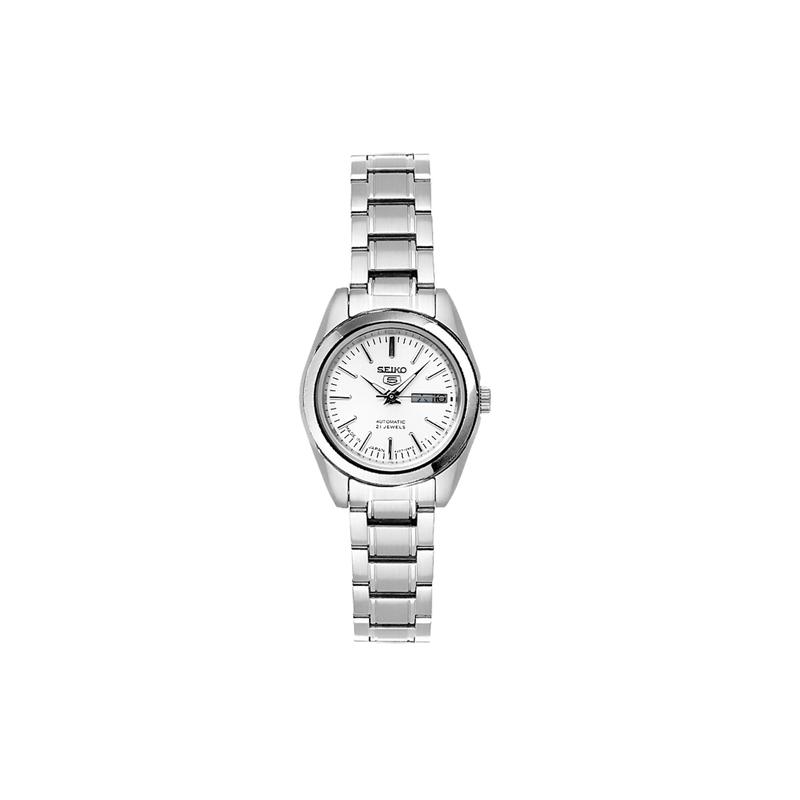 SEIKO Calendar Waterproof Business Automatic Steel Strap Women s Watch White Dial SYMK13J1 белый