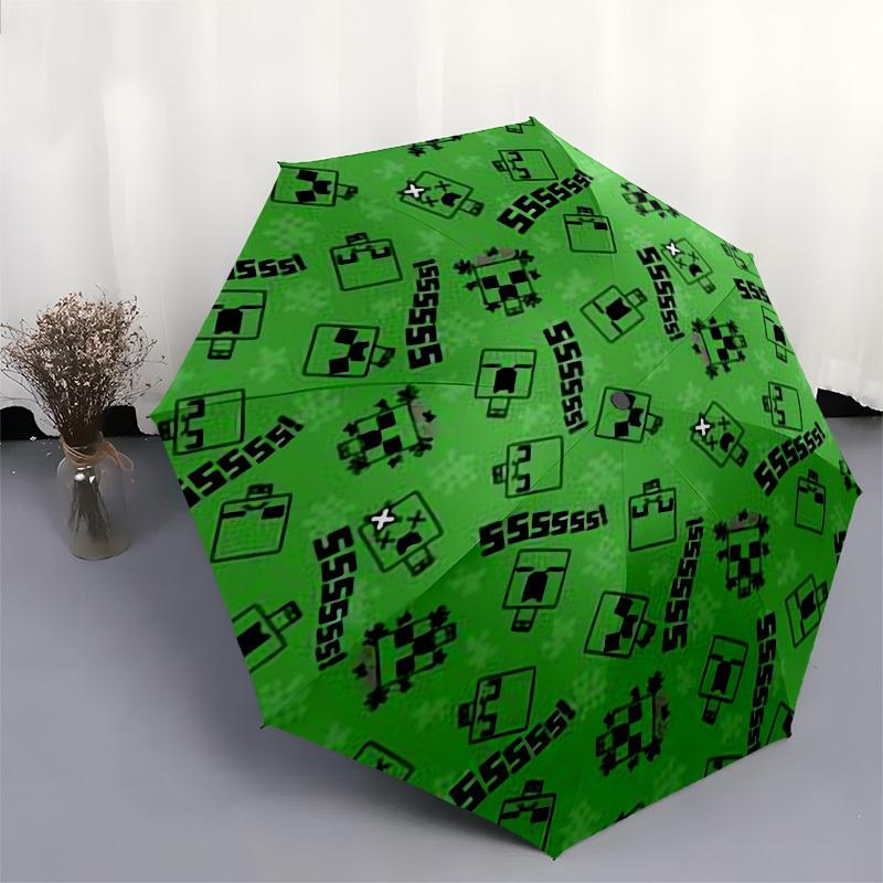1pc USB Drive Pattern Design Umbrella with Plastic Handle, Suitable for All Seasons Outdoor PT393