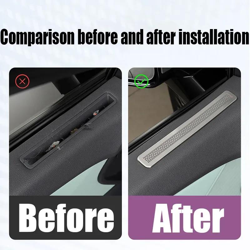 For Lexus ES 350h 350e 500e 2026 2027 Stainless Steel Door Upper Air Vent Dust Cover Protective Interior Trim Accessories