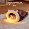 Comfortable Cat Sleeping Bag Plush Winter Pet Bed Soft Puppy Cave  Winter