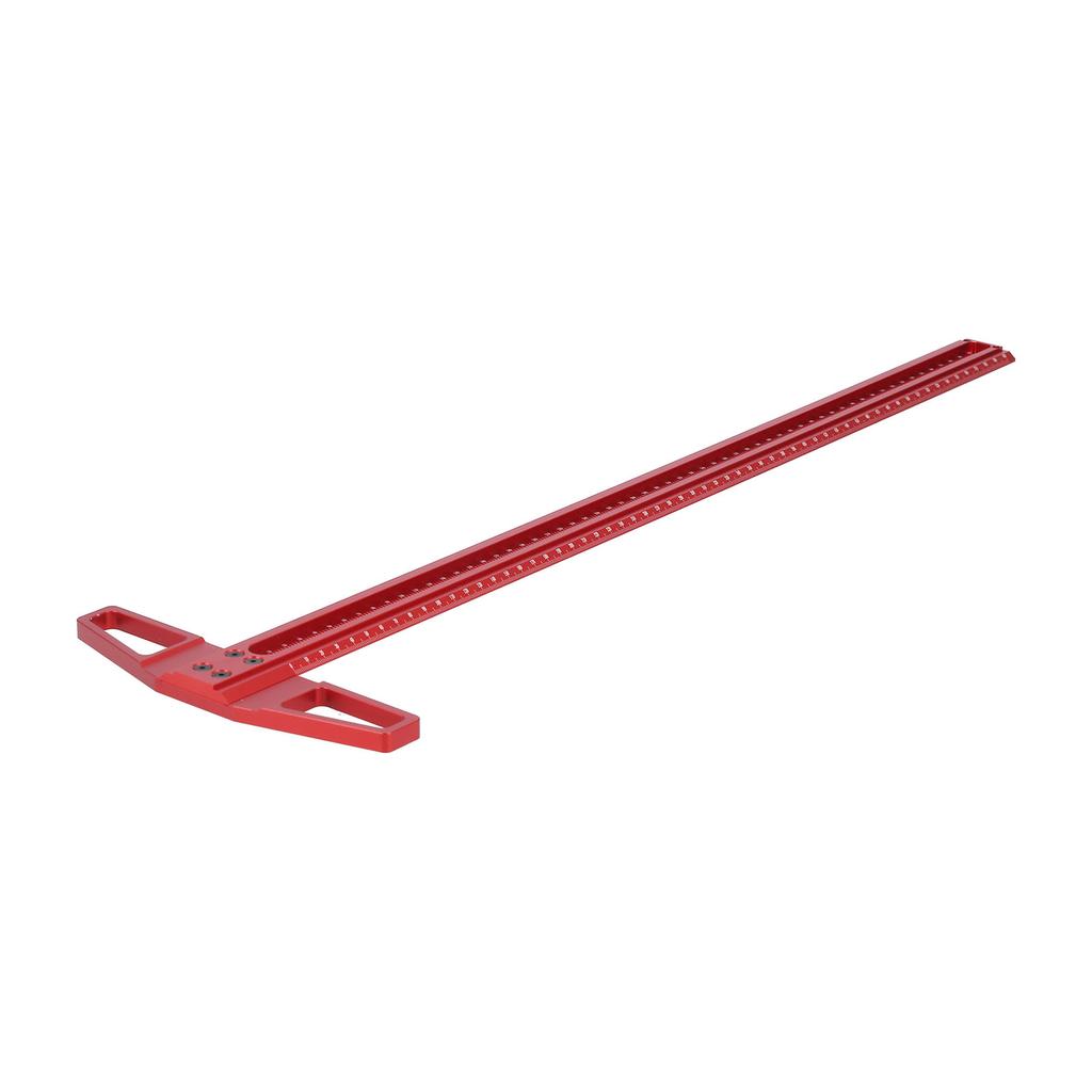 T Type Woodworking Ruler Hole Positioning Scribing Gauge Aluminum Alloy Measuring Tool for Carpenter(600mm(T600) )
