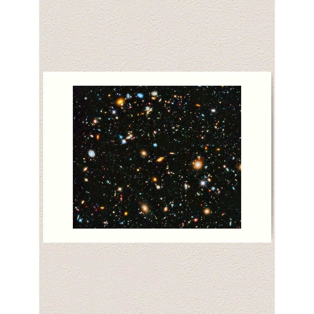 Hubble Tapestry Extreme Deep Field UV Radiation 75x100