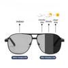 Men'S Polarized Color-Changing Sunglasses Aviator Polarized Uv Protection Metal Mirror Sun Glasses Pilot Shades Men Shades