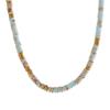 Colorful Natural Stone Beads Handmade Chain Y2K Fashion Necklace for Women Stainless Steel Waterproof Collar Jewelry Gift