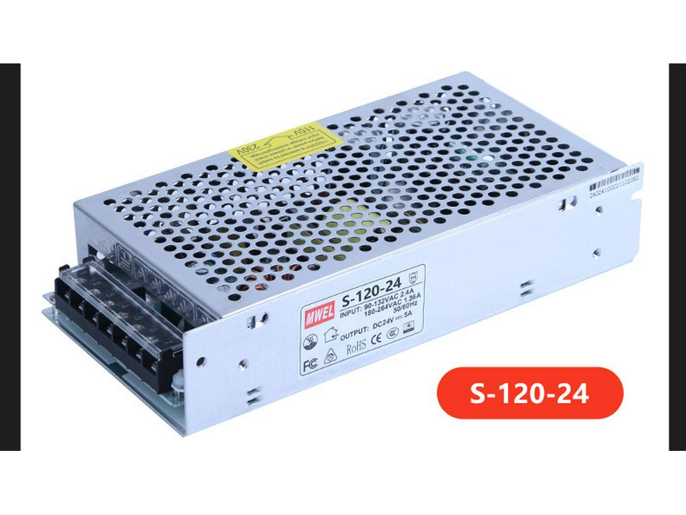 Mingwei 12V/24V/36V/48V Switching Power Supply Box: 220V To DC Transformer Module, 5A/10A/20A