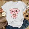 (Premium T-shirt)Pig Printing T-Shirt Fashion Short Sleeve Summer Cool Hip Hop Top Tee(Ship Within 24 Hours)