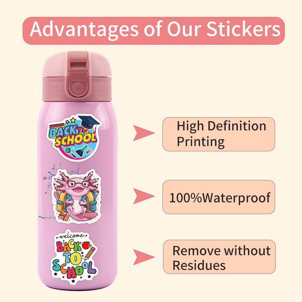 60 New Back To School Graffiti Stickers Decorate Suitcase Mobile Phone Personalized Stickers