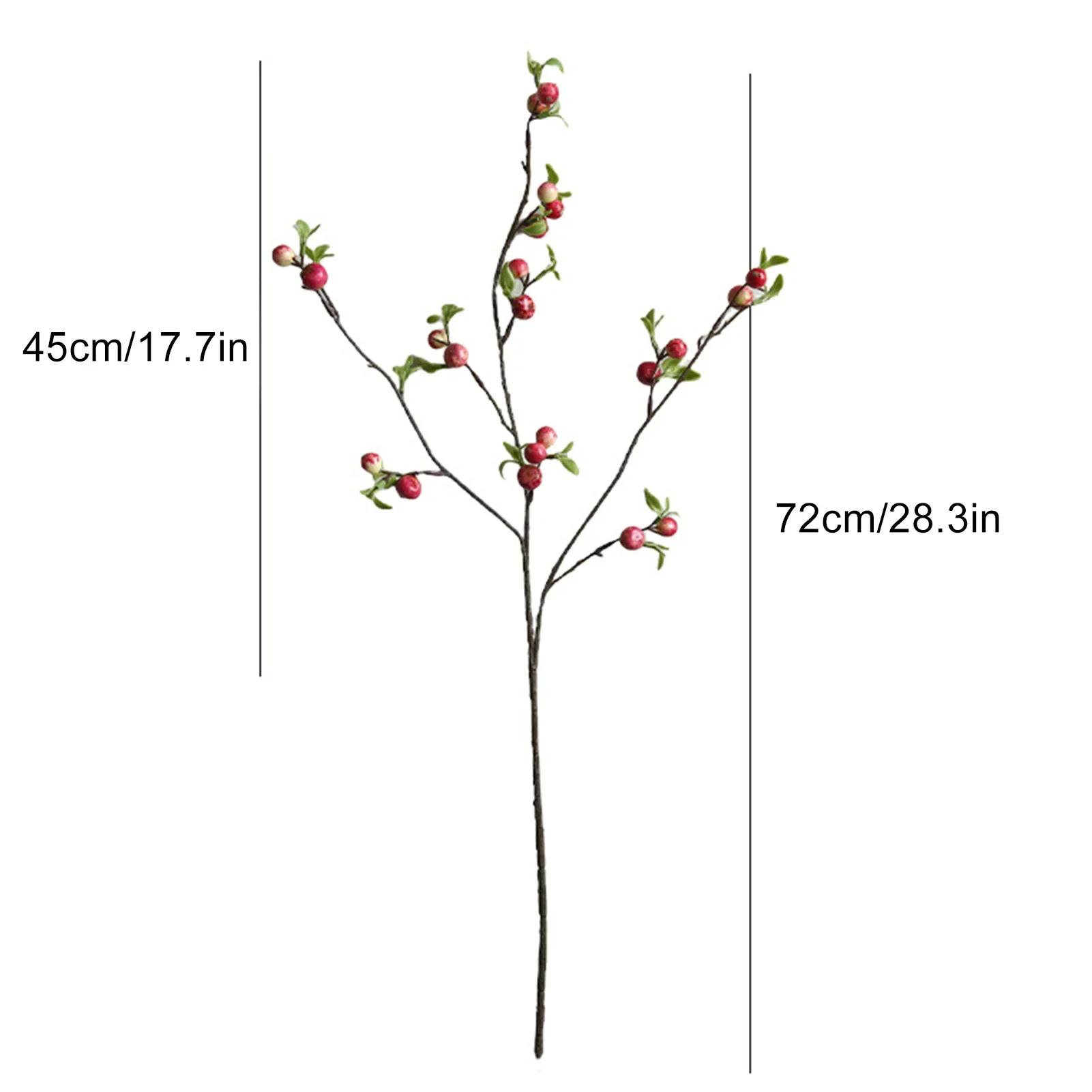 Искусственные Фрукты Одиночная Ветка Имитация Мини-Яблок Цветочная Композиция DIY Цветочные Букеты Декор для Дома Имитация Цветочного Растения