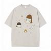 Hot Sale Yoshitomo Nara Vintage Washed Tshirt Men Women Casual Funny T Shirt Male Cotton Oversized Short Sleeve Tops Streetwear