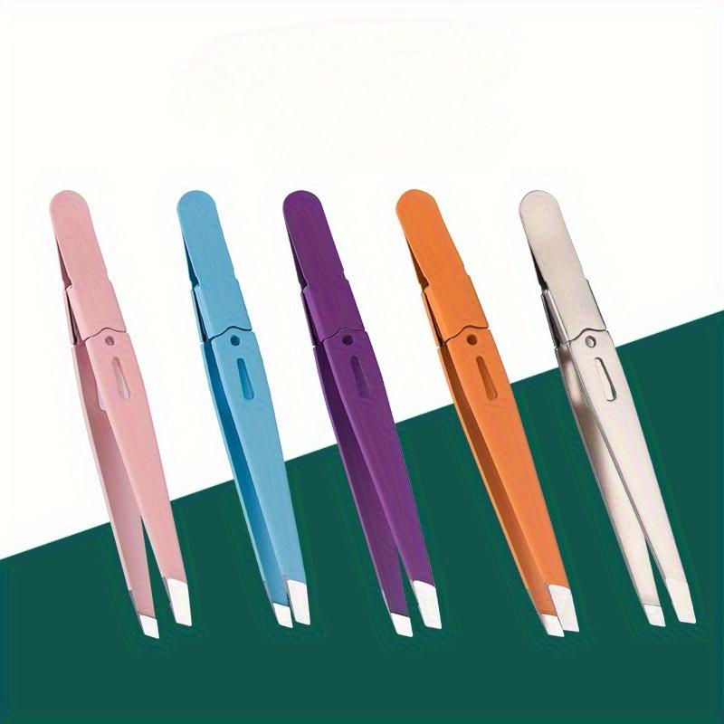 

Пинцет для бровей из нержавеющей стали, 1 шт., аксессуар для макияжа для удаления тонких и окрашенных волос