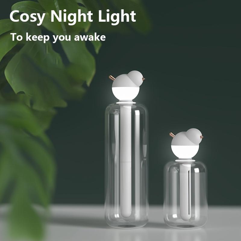 1pc Mini Bird-Shaped USB Humidifier with Night Light, Atomization Mode, Portable Desktop & Outdoor Humidifier, Convenient Hydration, No Battery