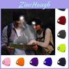 Chapéu Bluetooth Sem Fio com Luzes LED Chapéu Gorro de Tricô Recarregável por USB