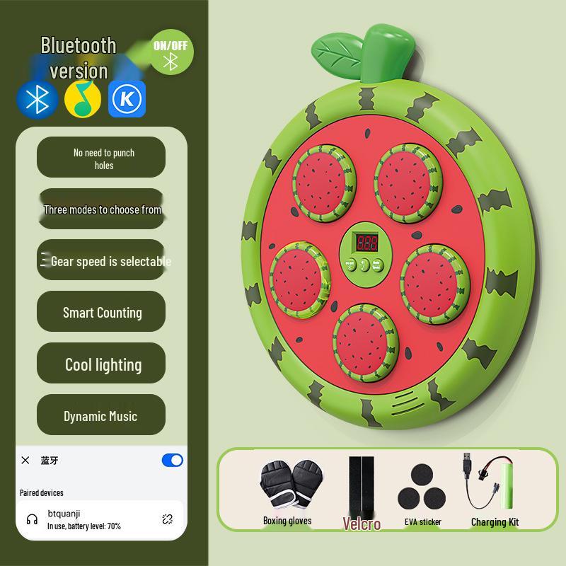 Kids' Bluetooth Boxing Target: Smart Music Fitness Punch Toy