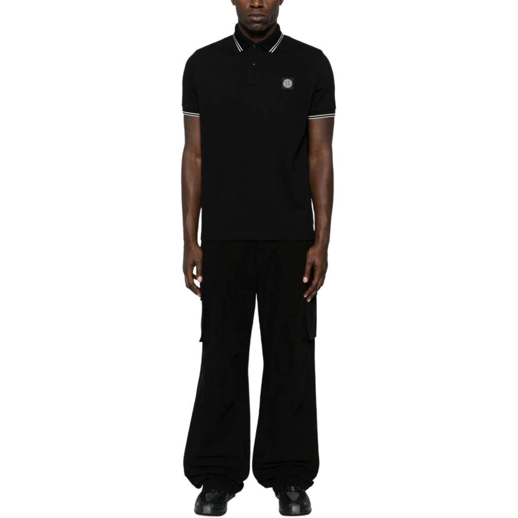 Stone Island Ss26 Compass Badge Slim Fit Polo Shirt Men tops L1S152200010S0018-V0029