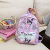 Adorable Cartoon Nylon Backpack For Kids With Cute Anime Characters And Fun Design