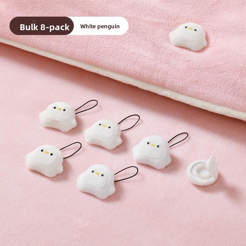 Needle-free Quilt Holder with Fleece Buckles, Quilt Cover and Quilt Cover, Cotton Quilt, Wrinkle-free Bed Sheet Holder