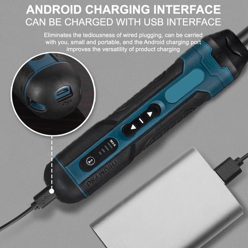 3.6V Portable Home Appliance Maintenance Power Tools Set Cordless Electric Screwdriver Rechargeable Mini Drill