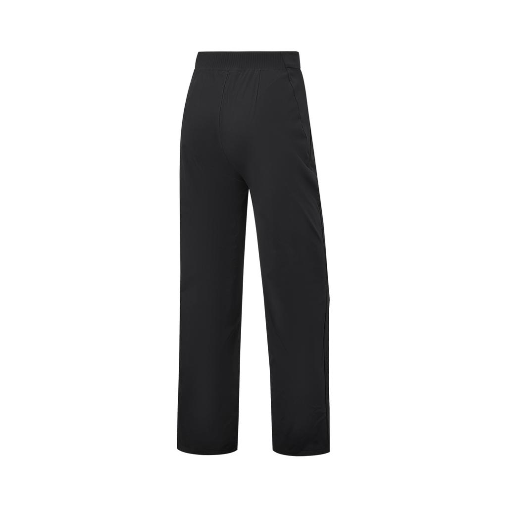 Li Ning Honor Gold Standard Solid Color Straight Casual Sports Long Pants Women Bottoms AYKW612-1