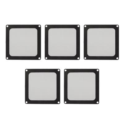 5pcs PC Chassis Cooling Dust Filter Professional Dustproof Soft Magnet Nylon Frame Protective Chassis Dust Cover for PC