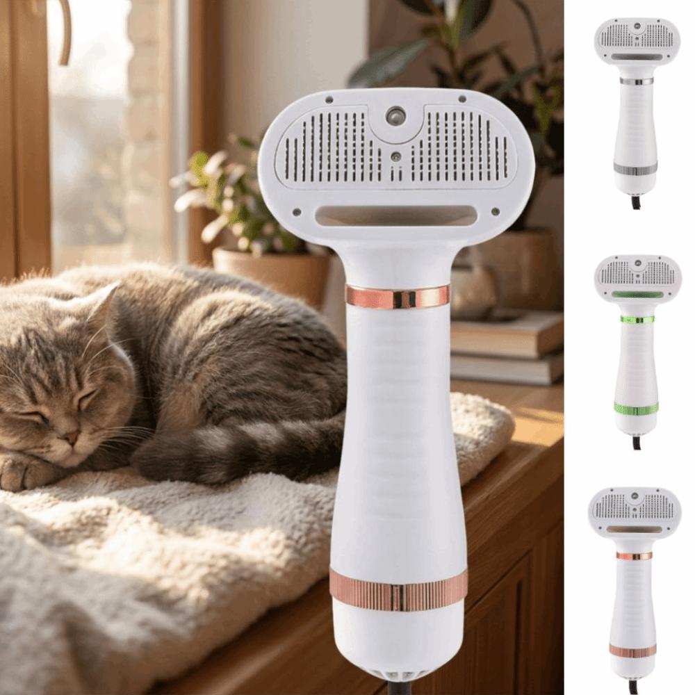 Adjustable Pet Hair Dryer Detangling Low Noise Pet Grooming Comb Durable Portable Dog Hair Dryer Pet Hair Drying