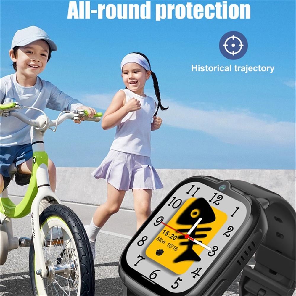 New Kids Smartwatch 4G Network Video Call LBS WIFl Positioning Voice Calls Waterproof Children Smart Watch Calculator Student