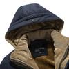 Winter New Men's Cotton-padded Clothes Outdoor Velvet Thickened Cold-proof and Warm Casual Large-size Cotton-padded Jackets