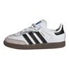 adidas Originals Samba Og Comfortable Versatile Durable Low-Top Walking Shoes Baby Shoes White Black JQ3191