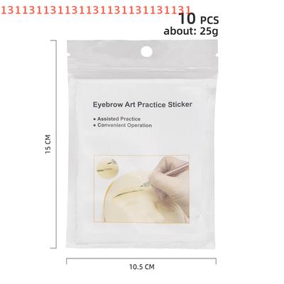 Fournitures Permanentes de Formation au Tatouage en Silicone avec Protection des Sourcils Pratique d'Opération Réelle Autocollant de Peau pour Transfert de Sourcils