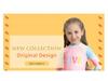 Girls' Tie-Dye Long-Sleeve Two-Piece Swimsuit Set with Short Skirt