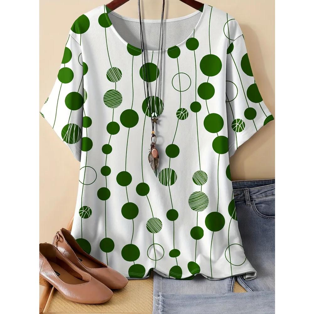 Fashion Loose Women's Top Breathable Short Sleeve Casual Simple T-Shirts Women’s