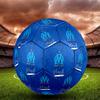OMSoccer Ball Colorful All Ages Machine Stitched PVC Competition Ready Durable High-Bounce