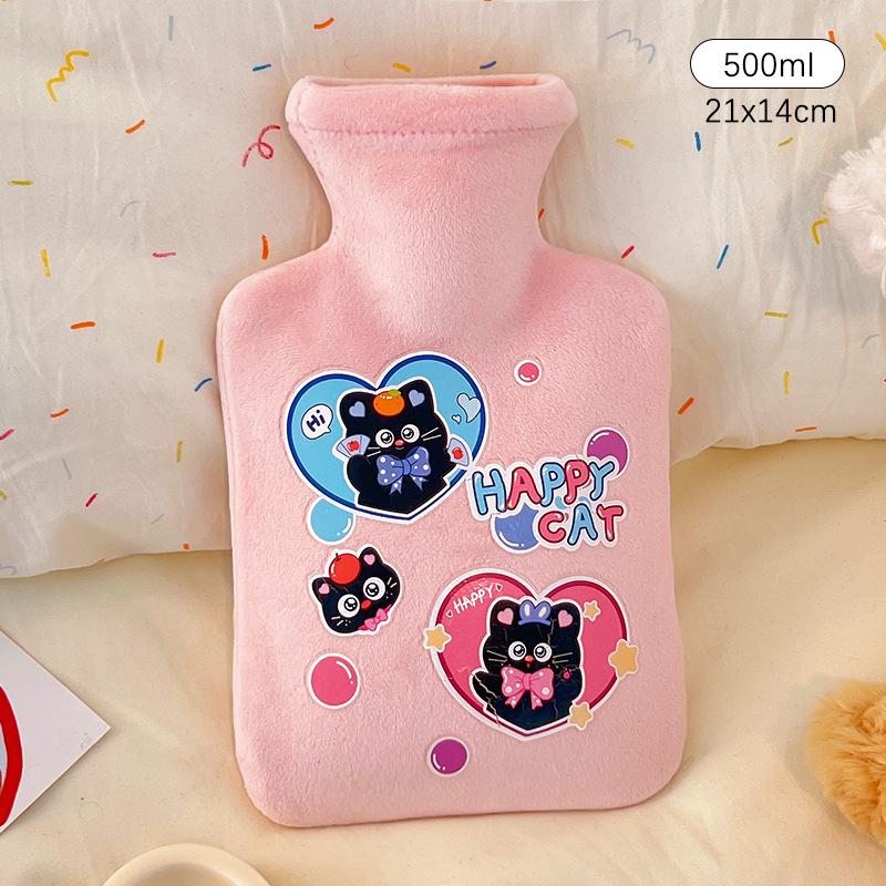 

Плюшевая грелка для горячей воды, студенты заливают воду для согревания рук, сокровище-девочка, грелка для согревания кровати и живота