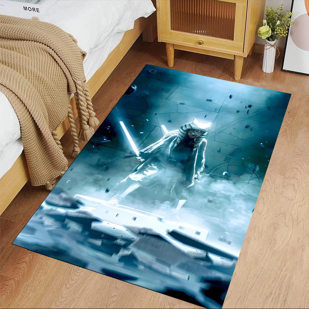Star Wars Floor Rug Office Rug Design for Balcony Living Rooms Bedrooms Playrooms Anti-slip Rug Office Home Decor Wedding Party Gift