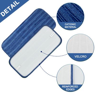 Panni per Mop Riutilizzabili Per Swiffer Wetjet, Panni Umidi Ricarica Panni per Mop Ricariche Panni per Mop Ricarica Uso Umido Asciutto Teste di Ricambio per Mop