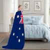 Australian Military Flag Blanket Blanket for Couch Sofa Travel Home Hiking Picni Bed Beding Flannel Blanket Birthday Gift