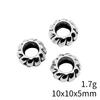 Bead Pendant Accesories Macroporous Big Hole Beads Loose Spacer Accessories Parts Metal Beads Accessories For Women
