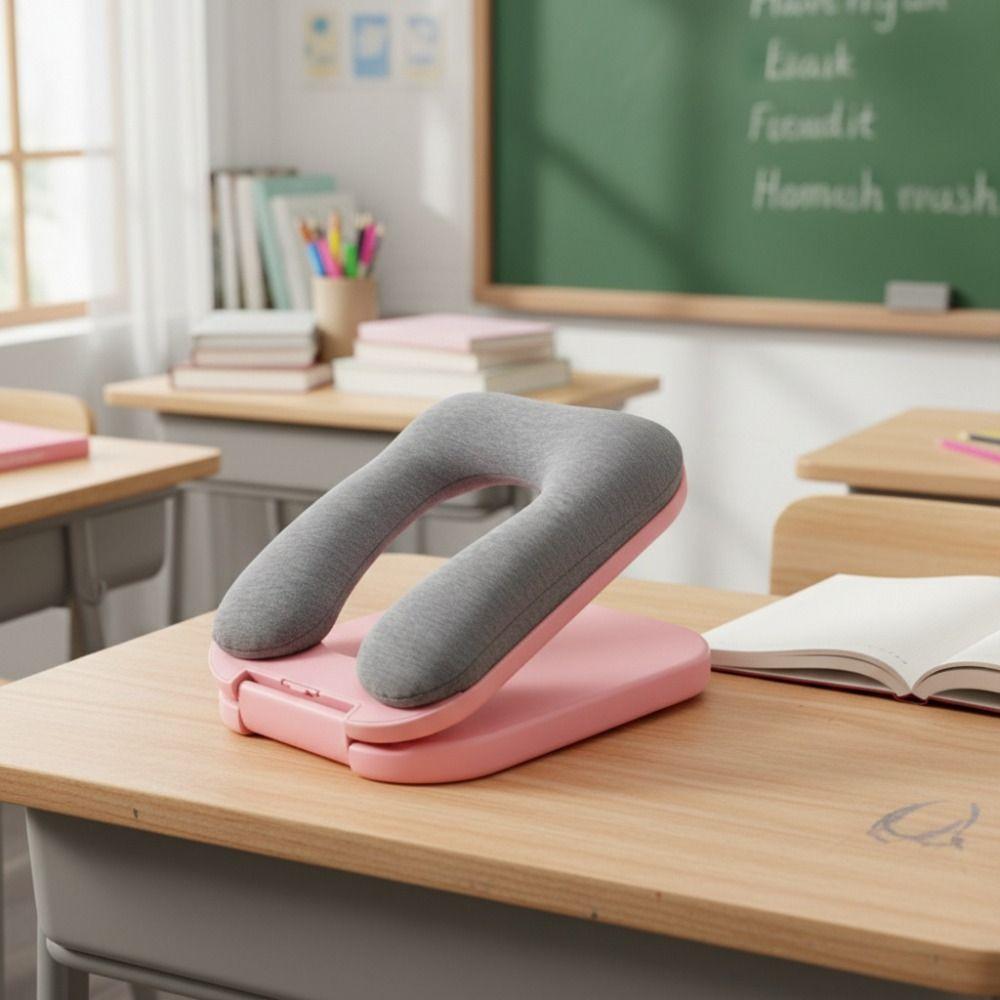 Soft Foldable Nap Pillow Foam Lunch Break Sleeping Pillow Desktop Sleeping Cushion Student