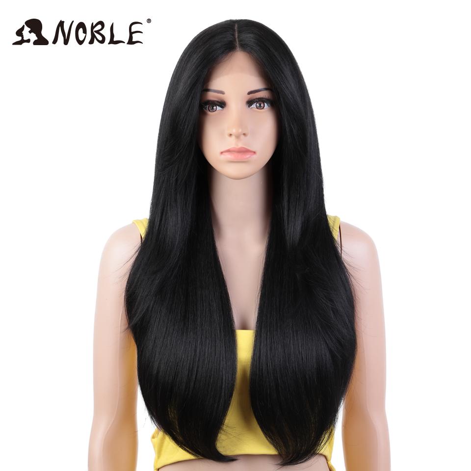 Perruque Noble en Dentelle Synthétique 26" Lisse Ombrée Dentelle Perruque Cosplay Perruque à Raie en Dentelle Perruques Blondes Pour Femmes Perruque Synthétique Perruque en Dentelle