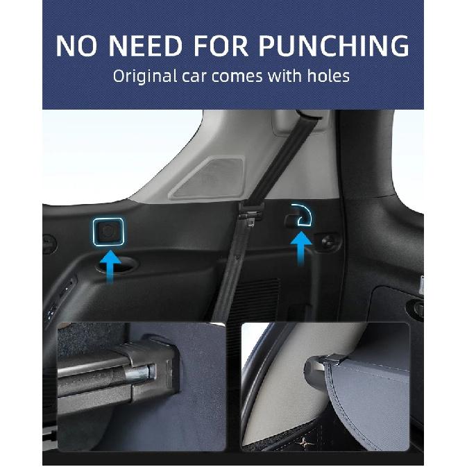For GAC Trumpchi GS3 Emzoom 2023 2024 2025 Cargo Cover Trunk Retractable Parcel Rack Waterproof Shield Privacy Auto Accessories