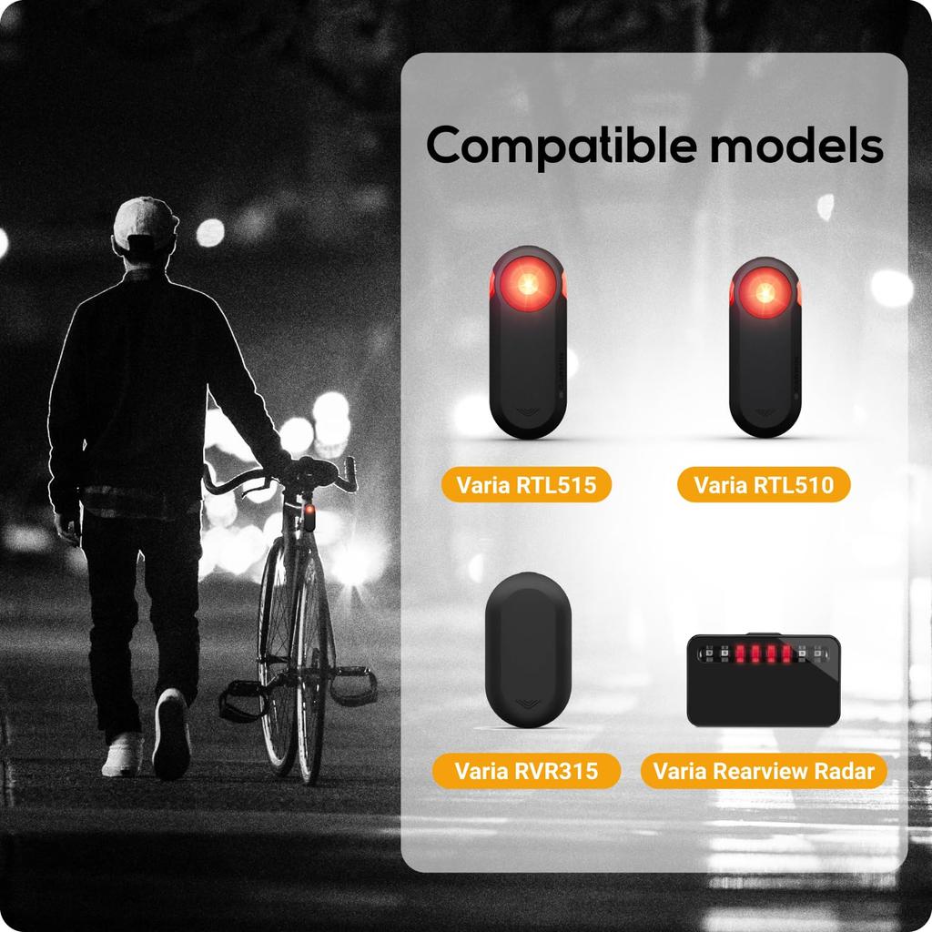 TUSITA Fahrradsattelstützhalterung Kompatibel mit Garmin Varia RTL510