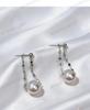 S925 Sterling Silver Pearl Tassel Earrings - Elegant, Versatile Dangle Earrings for Women