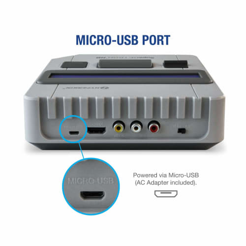 Hyperkin Supa RetroN HD Grau: Kompatibel mit Super Famicom SFC/SNES (NTSC / PAL) Premium-Retro-Spiel-kompatible Maschine