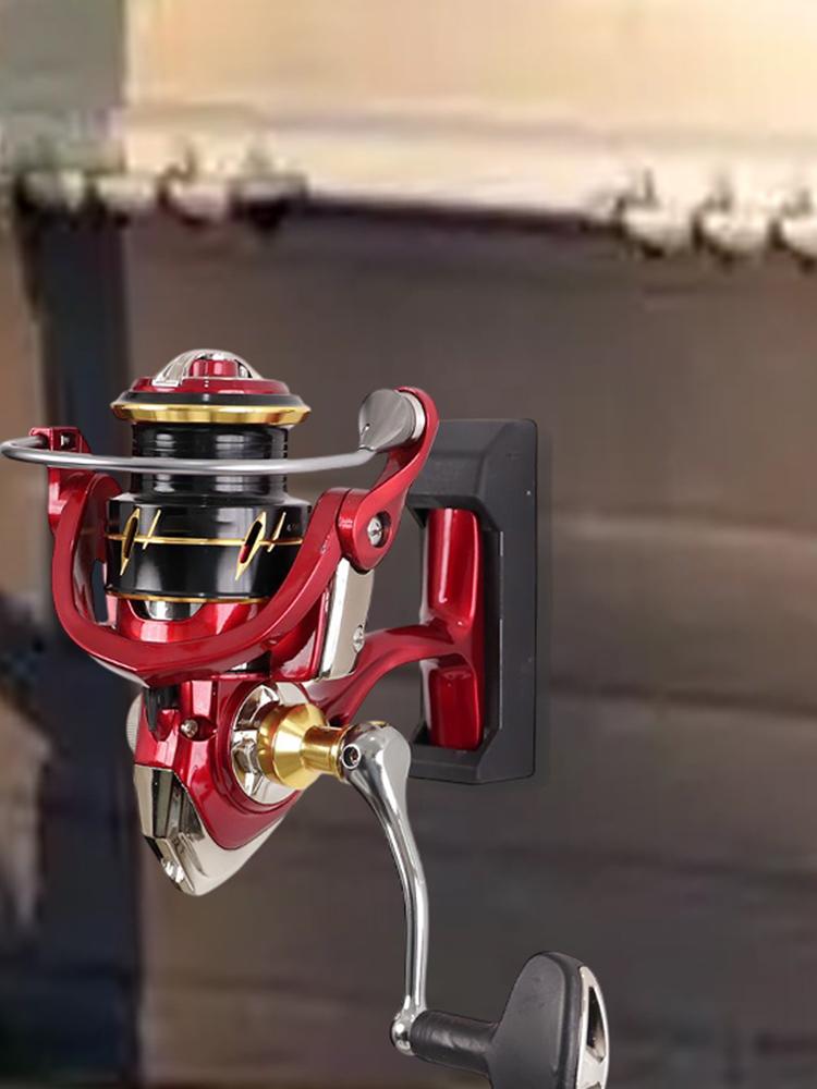Fishing Reel Rack Reel Storage Stand Holder Display Stand with Screws Fishing Fish Gear Equipment Home Garage