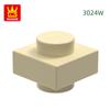 Non-Toxic 549Pcs/Lot 3024W 1X1 Double Cylinder Block Moc Color Accessories Compatible With Brick Diy Children'S Toy S1355