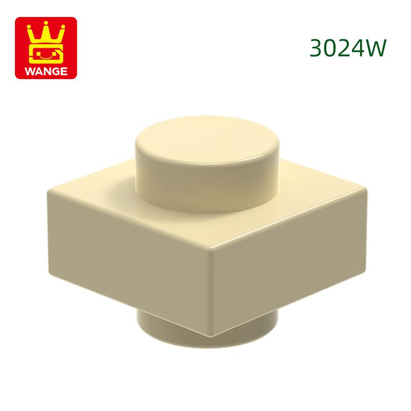 Non-Toxic 549Pcs/Lot 3024W 1X1 Double Cylinder Block Moc Color Accessories Compatible With Brick Diy Children'S Toy S1355