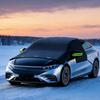 Winter Auto Schneedecke, Magnetische Befestigung, Verdickte Halbe Autoabdeckung, Frost Und Schnee, Windschutzscheiben-Schneedecke