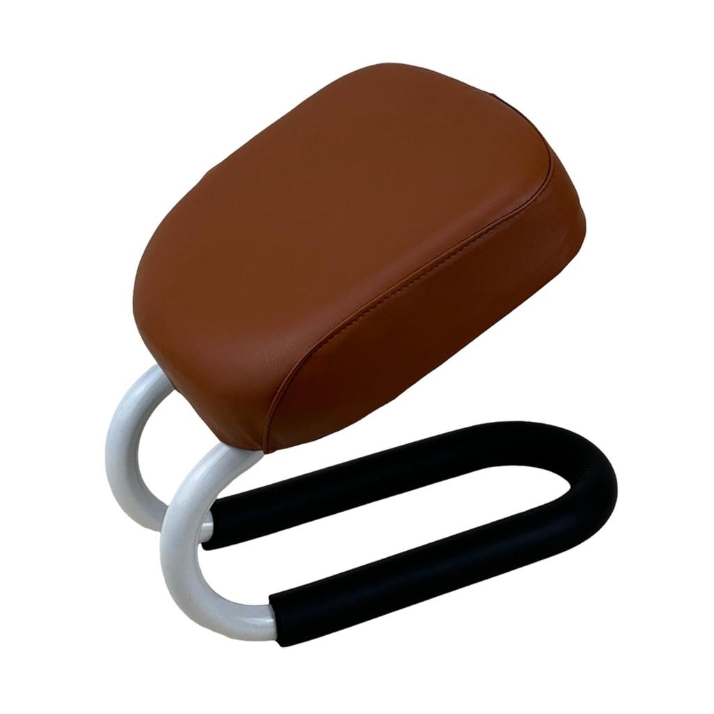 Meditation Bench, Stable Prayer Posture Stool Made of Metal And Synthetic Leather, Suitable