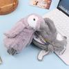 Cute Cartoon Plush Penguin Pencil Case Creative Stuffed Animal Pen Pouch Student Stationery Storage Bag School Supplies