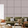 Wallpaper Fabric Pattern Red and Light Gray 50x1000